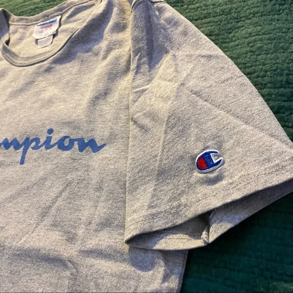Grey Champion Script Logo Tee Reverse Weave Medium - Picture 4 of 4
